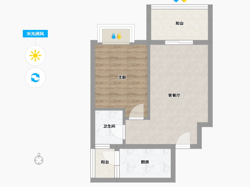 云南省-西双版纳傣族自治州-橡径云山-42.72-户型库-采光通风