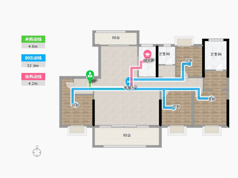 福建省-莆田市-​中科东庄城-143.27-户型库-动静线