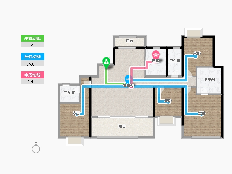 福建省-莆田市-联发融创龍德井壹号-145.76-户型库-动静线