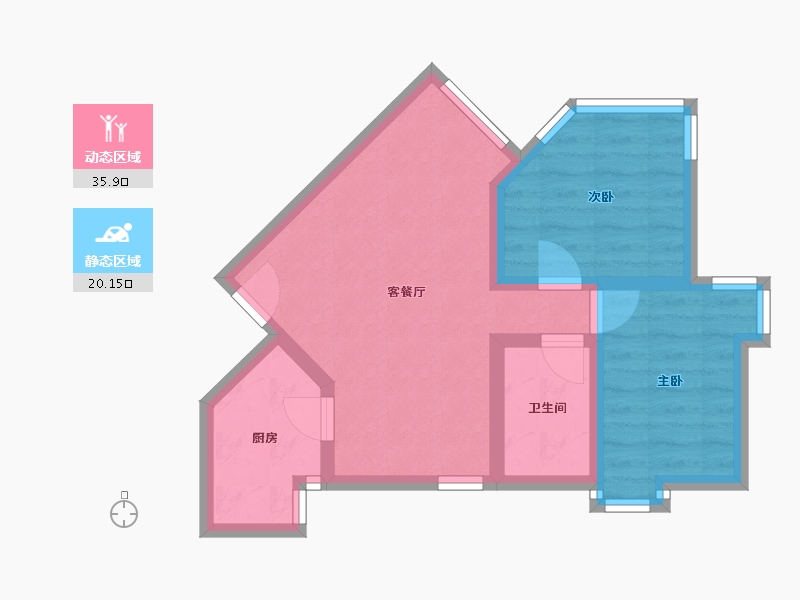 香港特别行政区-观塘区-丽港城-48.00-户型库-动静分区