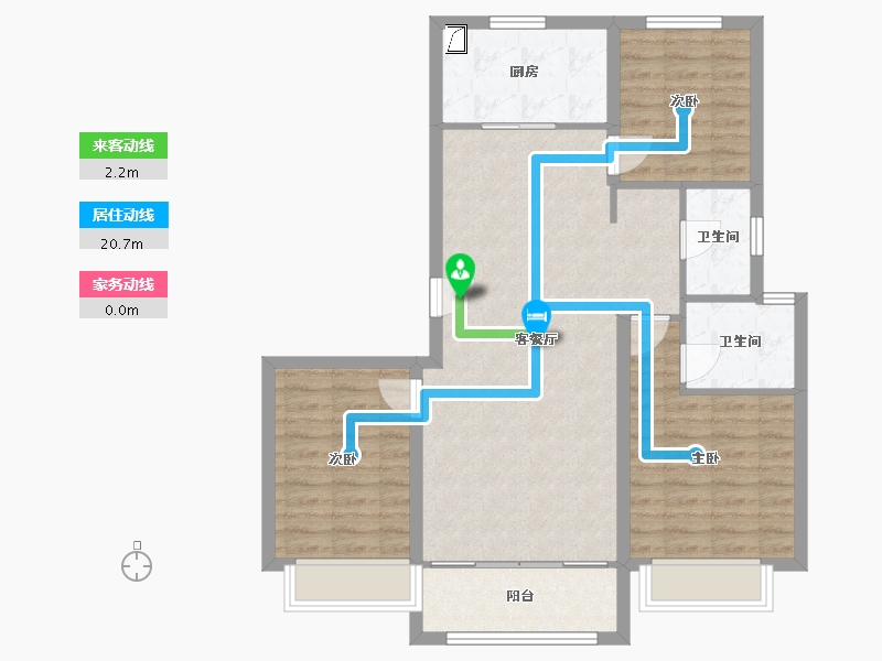 河北省-承德市-中瑞北欧云著-94.00-户型库-动静线