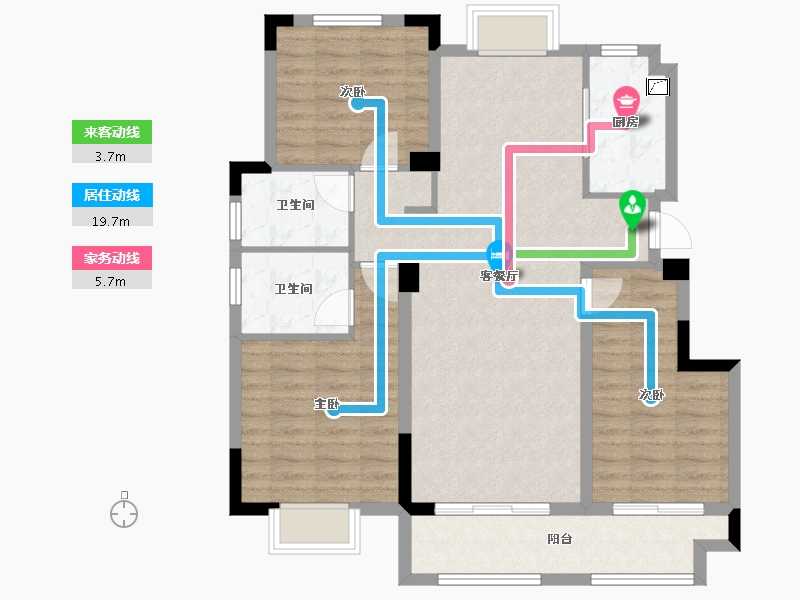 江西省-鹰潭市-万景悦府-94.00-户型库-动静线