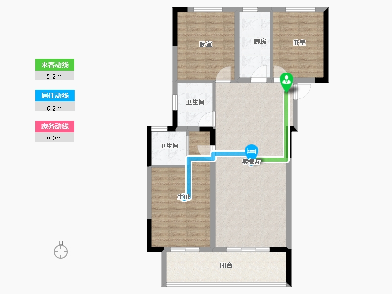 河南省-信阳市-华瑞紫悦府-91.00-户型库-动静线