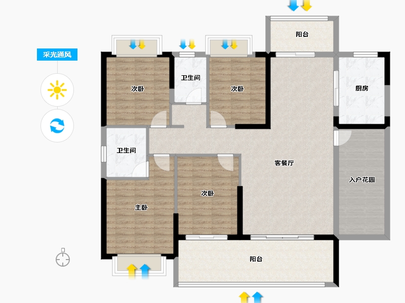 广东省-河源市-东江盛世-142.99-户型库-采光通风