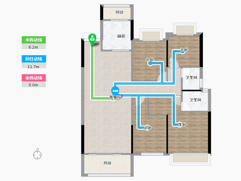 湖北省-咸宁市-同惠上和城-108.41-户型库-动静线