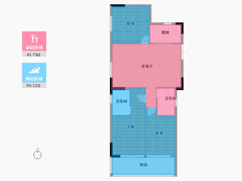 河南省-信阳市-光山书香苑-95.50-户型库-动静分区