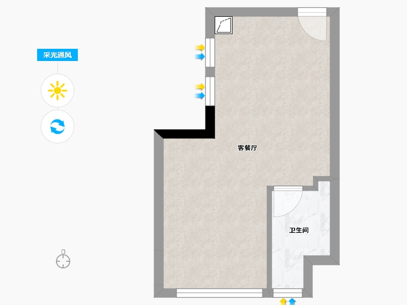 广东省-韶关市-保利星座-30.00-户型库-采光通风