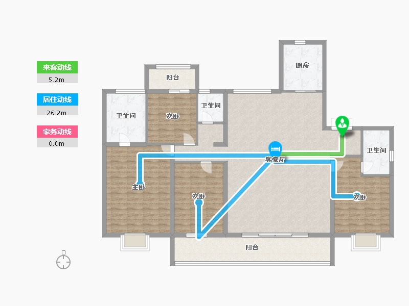 河南省-周口市-碧桂园公园学府-151.99-户型库-动静线