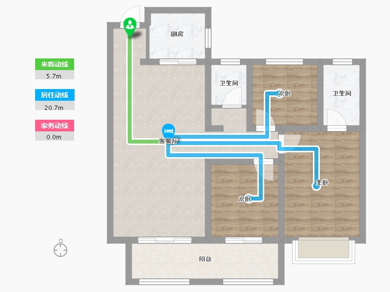 河北省-邢台市-金桂园-81.19-户型库-动静线