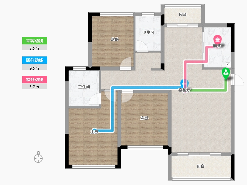 江西省-上饶市-金龙湾-103.79-户型库-动静线