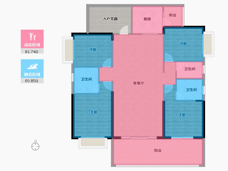 广东省-河源市-东江盛世-139.43-户型库-动静分区