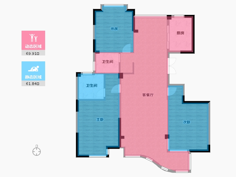 江苏省-盐城市-钱江方洲(北区)-120.00-户型库-动静分区