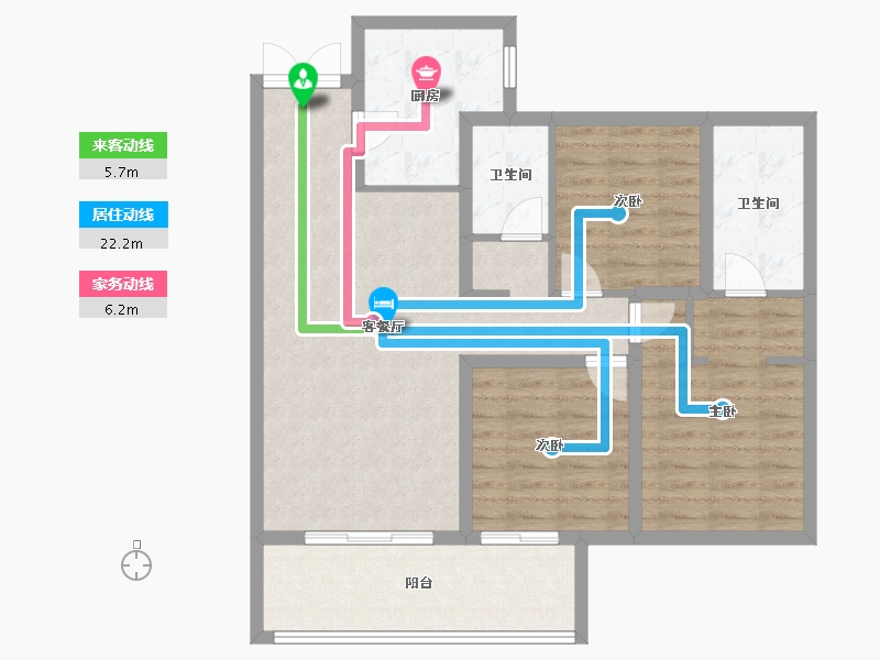 河南省-周口市-建业云筑-92.01-户型库-动静线