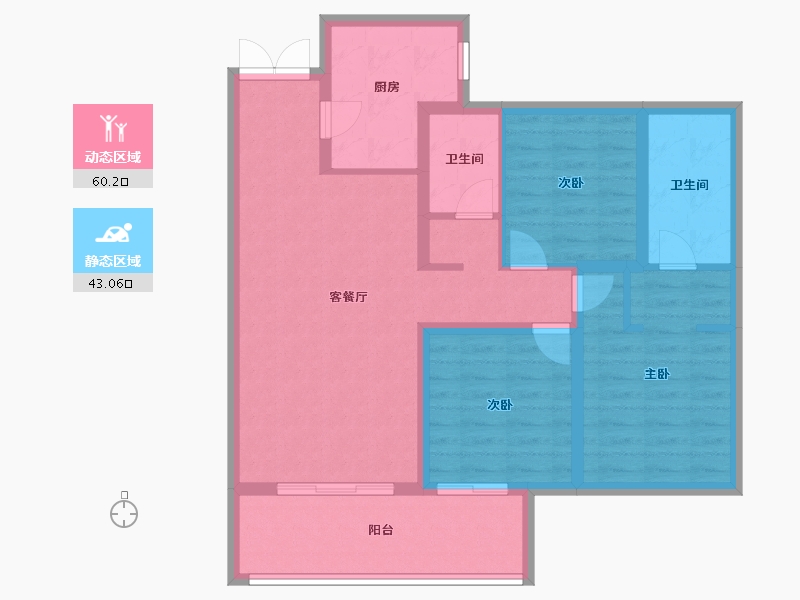 河南省-周口市-建业云筑-92.01-户型库-动静分区