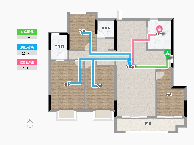 福建省-莆田市-建发磐龙府四期-114.13-户型库-动静线