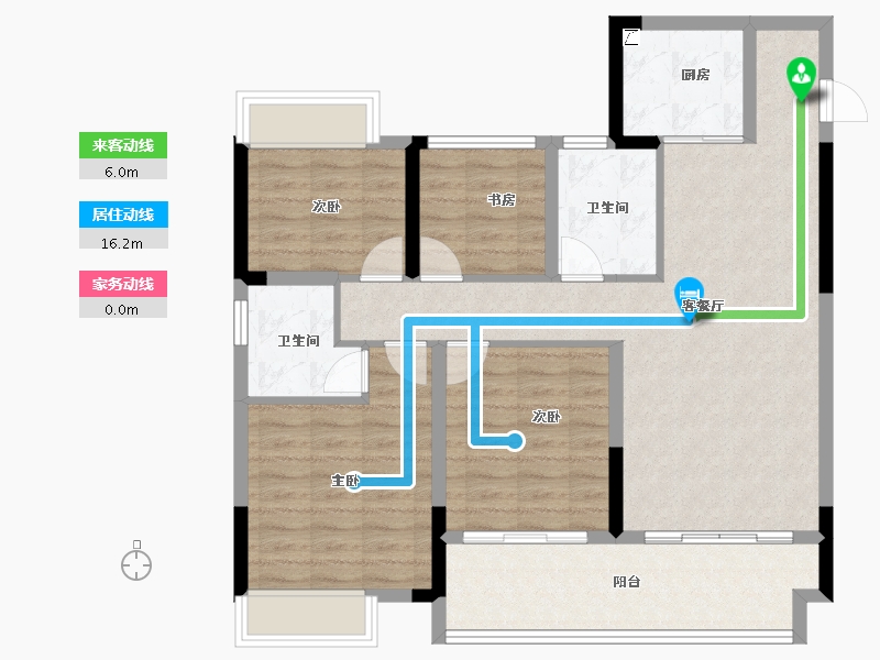 江西省-上饶市-鑫邦城-95.28-户型库-动静线