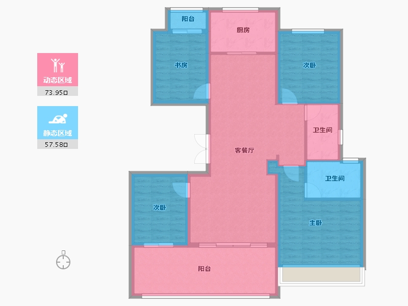 河南省-周口市-周投绿城·留香园-119.20-户型库-动静分区