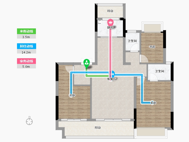 江西省-上饶市-人和·云麓里-97.56-户型库-动静线