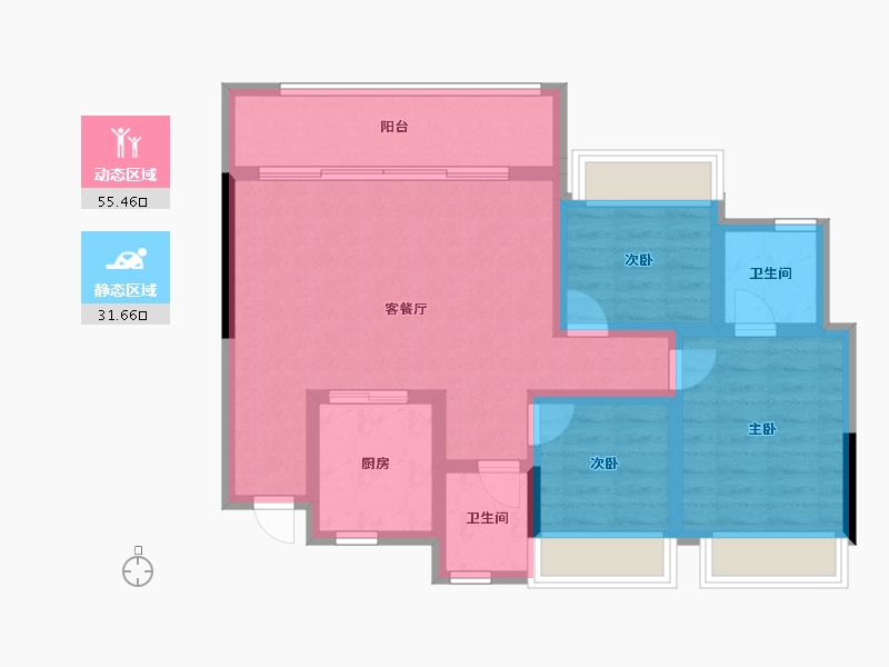 四川省-绵阳市-领地城-77.03-户型库-动静分区