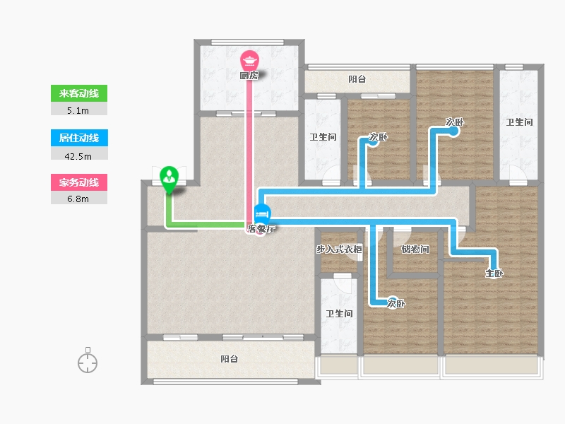 河南省-周口市-周投绿城·留香园-184.00-户型库-动静线