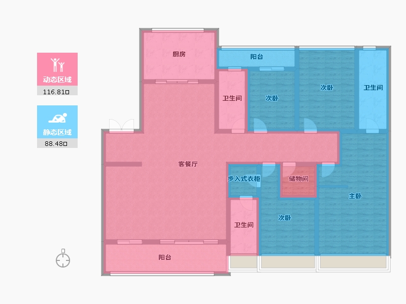 河南省-周口市-周投绿城·留香园-184.00-户型库-动静分区