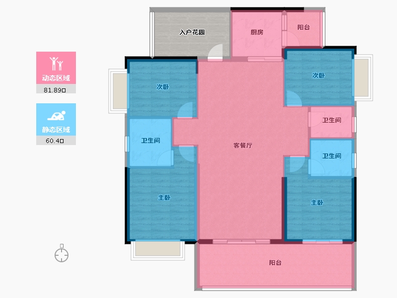 广东省-河源市-东江盛世-139.13-户型库-动静分区