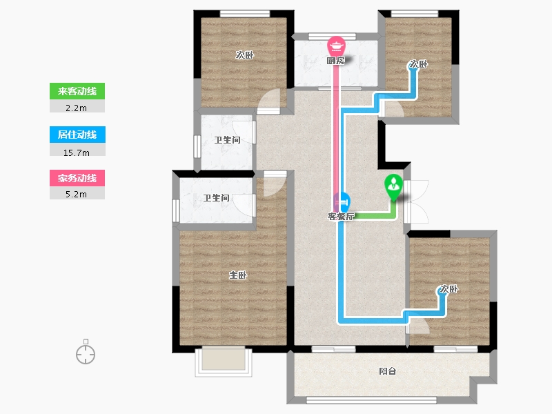 河南省-焦作市-征云云筑-102.13-户型库-动静线