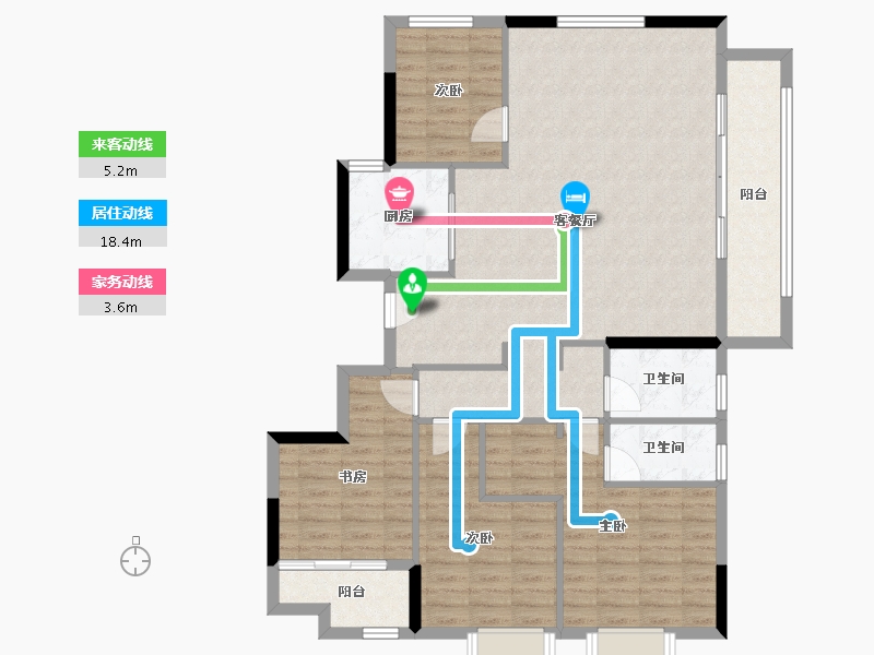 福建省-莆田市-建发磐龙府四期-114.41-户型库-动静线