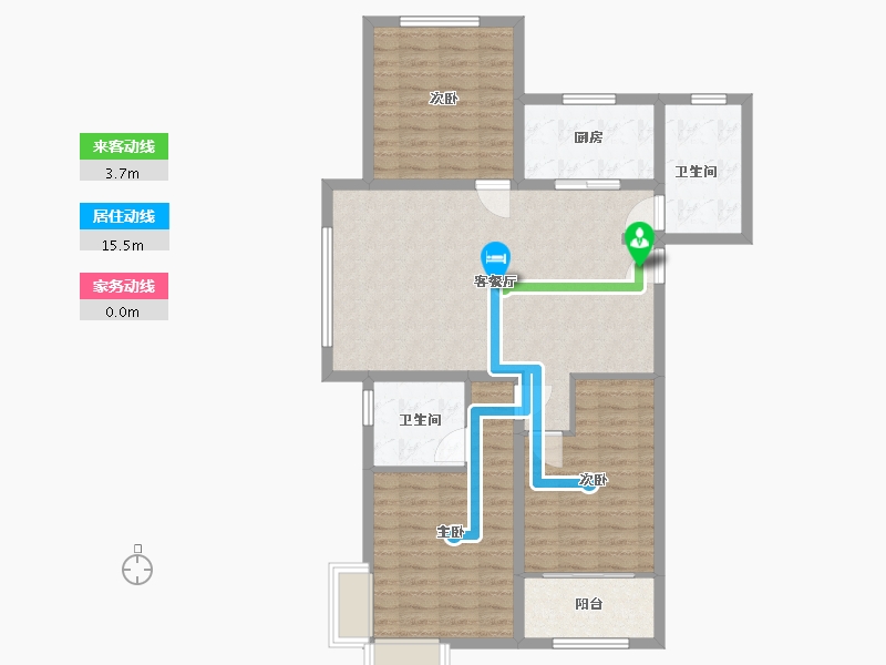 河北省-邯郸市-壹号院-99.00-户型库-动静线