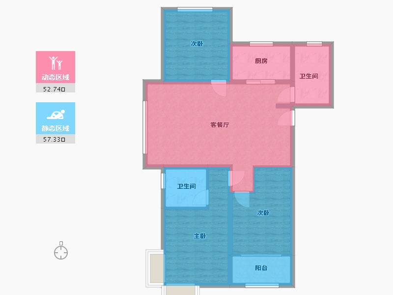 河北省-邯郸市-壹号院-99.00-户型库-动静分区