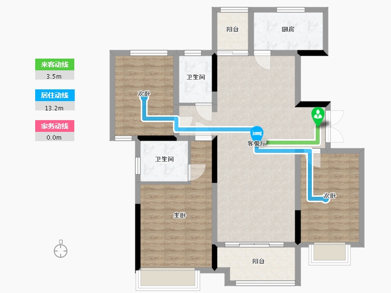 河南省-濮阳市-翡翠城-120.00-户型库-动静线