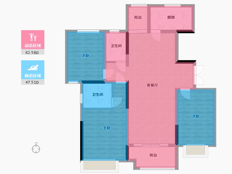 河南省-濮阳市-翡翠城-120.00-户型库-动静分区