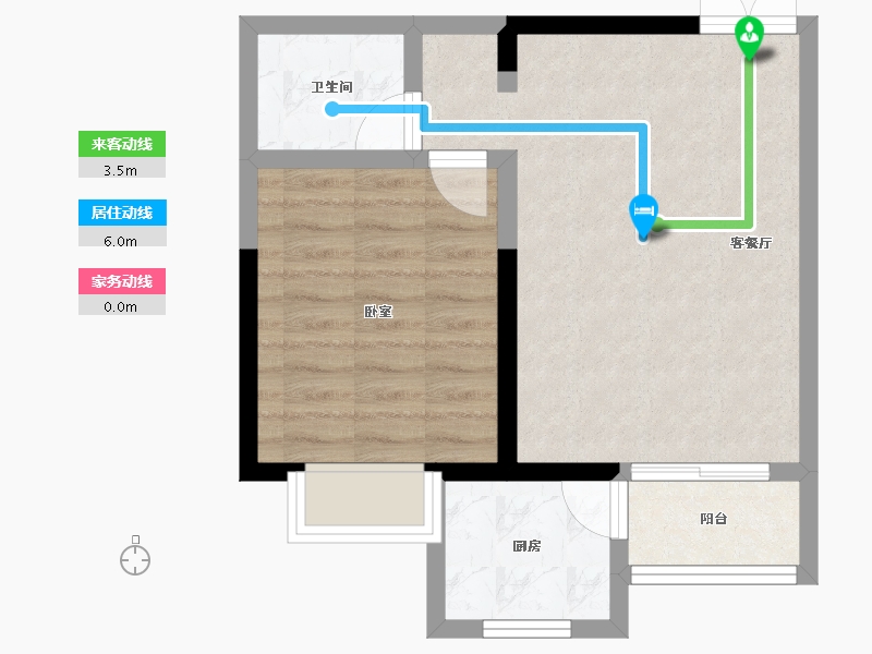 甘肃省-定西市-永生北玻紫御华府-49.38-户型库-动静线