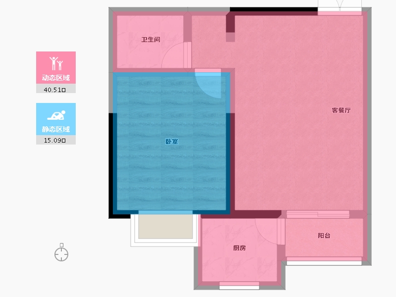 甘肃省-定西市-永生北玻紫御华府-49.38-户型库-动静分区