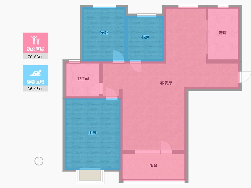 山东省-济宁市-景盛安邦-96.00-户型库-动静分区