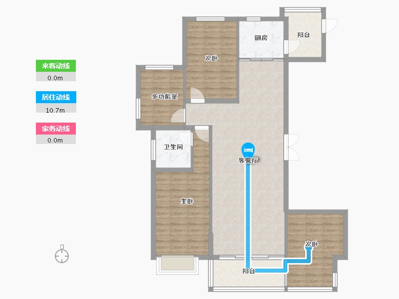 江西省-鹰潭市-翰林嘉苑-113.50-户型库-动静线