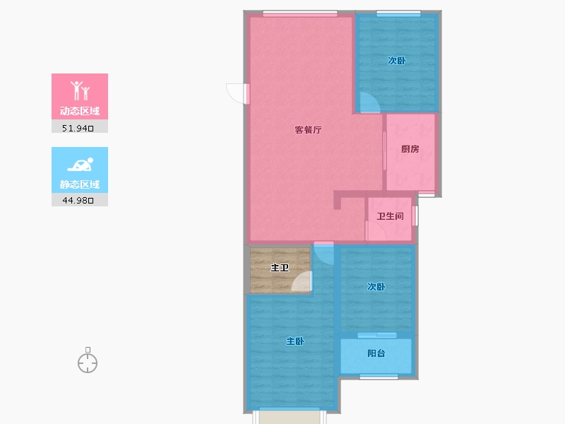 山东省-泰安市-华新新干线-91.14-户型库-动静分区