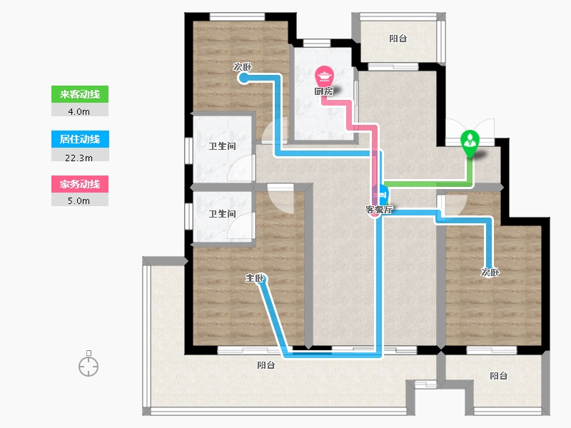 河南省-周口市-扶沟建业府-100.00-户型库-动静线