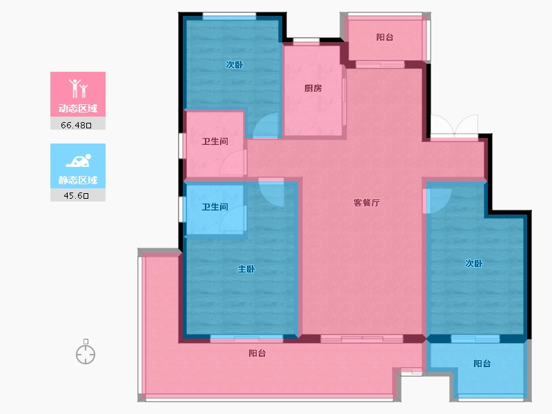 河南省-周口市-扶沟建业府-100.00-户型库-动静分区