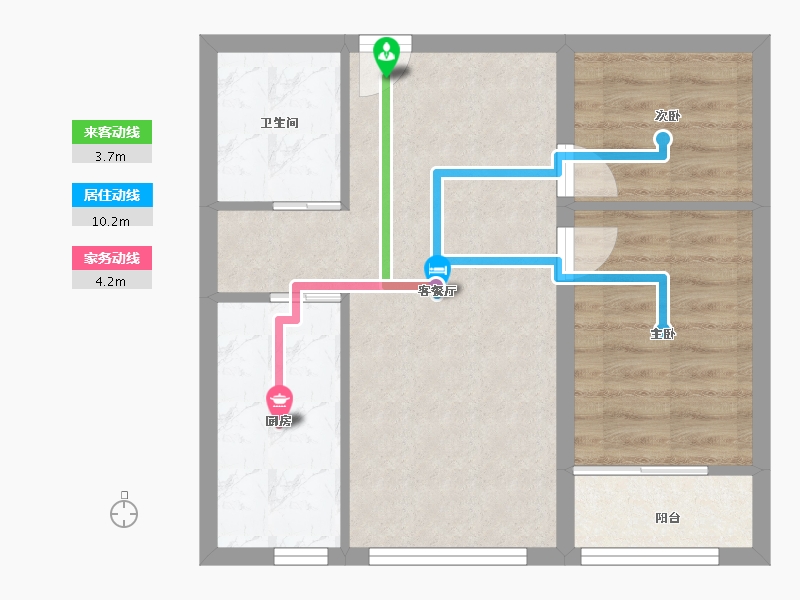 山东省-滨州市-翰庭学苑-52.48-户型库-动静线