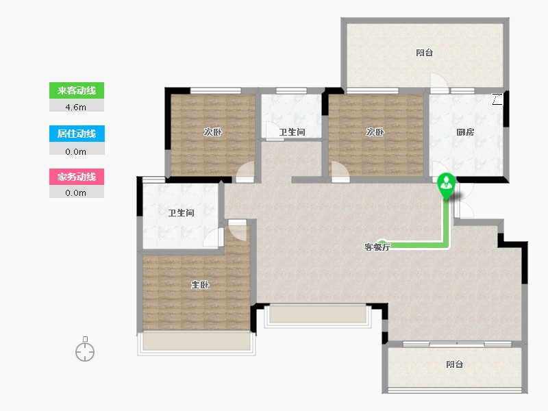 四川省-绵阳市-东辰江畔悦府-167.97-户型库-动静线