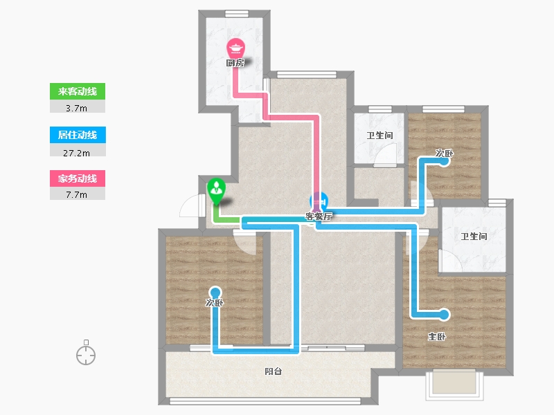 河南省-周口市-康桥海义悦溪园-100.01-户型库-动静线