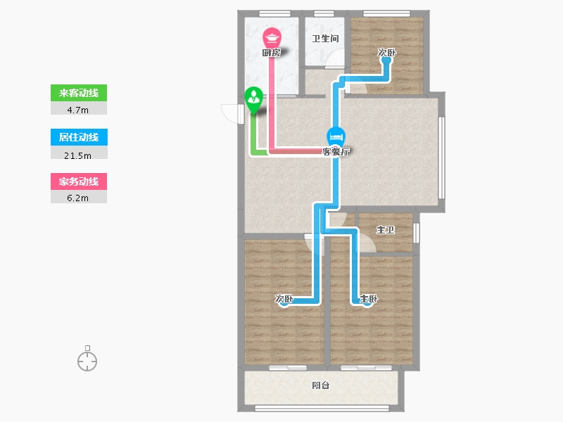 山东省-泰安市-华新新干线-101.15-户型库-动静线