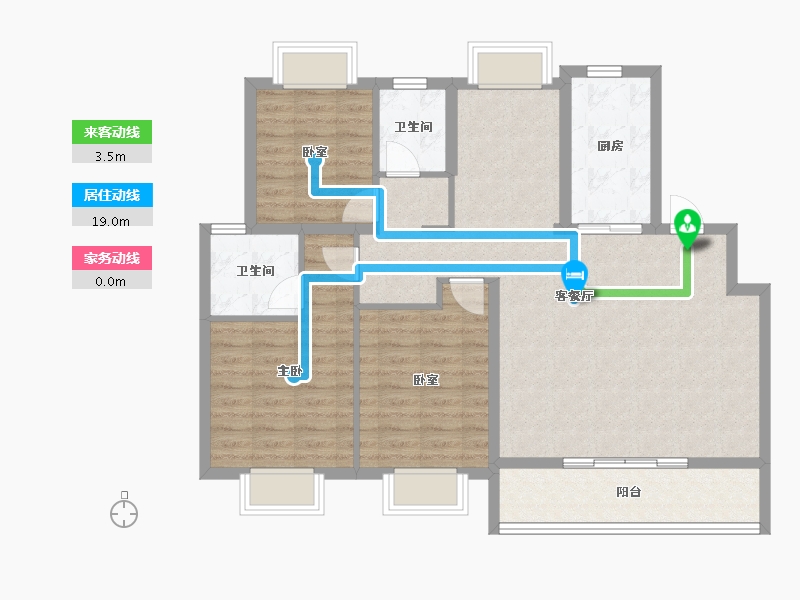 江苏省-苏州市-铂悦春和万象-101.60-户型库-动静线