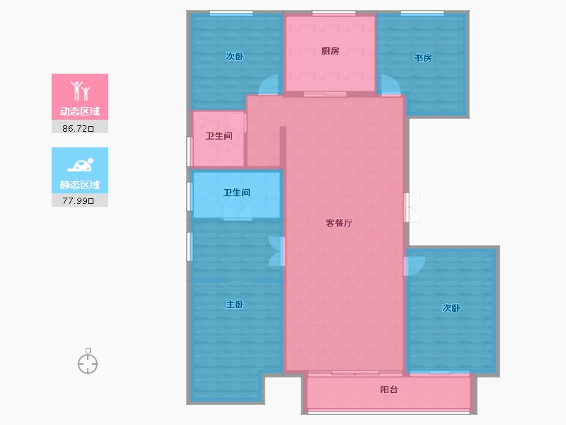 河北省-保定市-紫樾华庭-150.64-户型库-动静分区