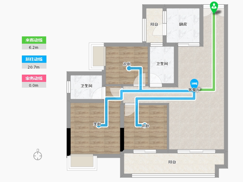 四川省-资阳市-公园华府-82.29-户型库-动静线