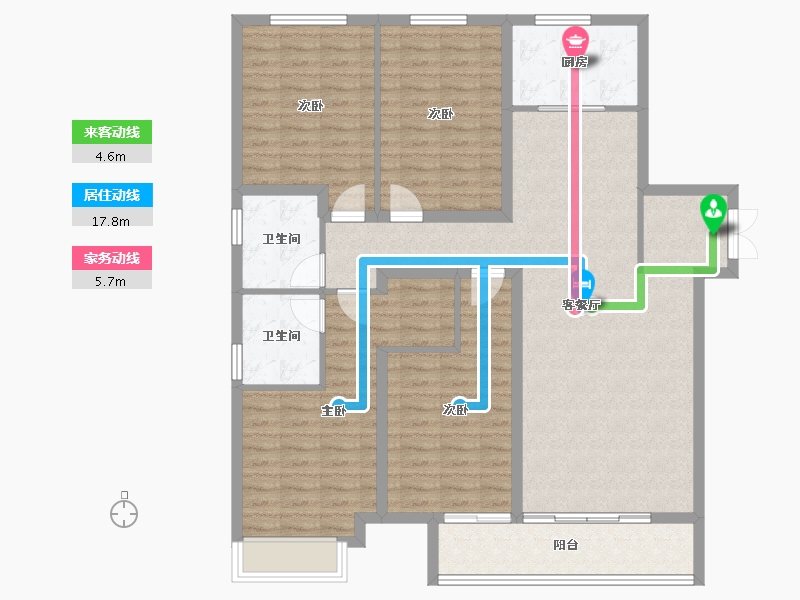 河北省-保定市-紫樾华庭-124.34-户型库-动静线