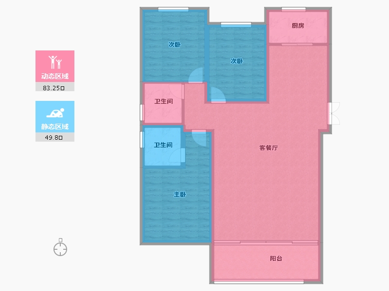 河北省-保定市-紫樾华庭-121.51-户型库-动静分区