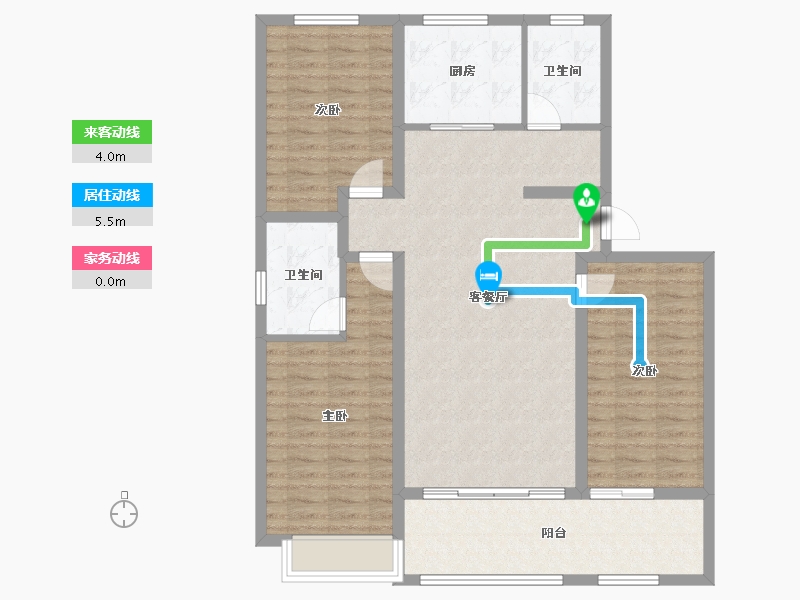 山东省-滨州市-翰庭学苑-108.32-户型库-动静线