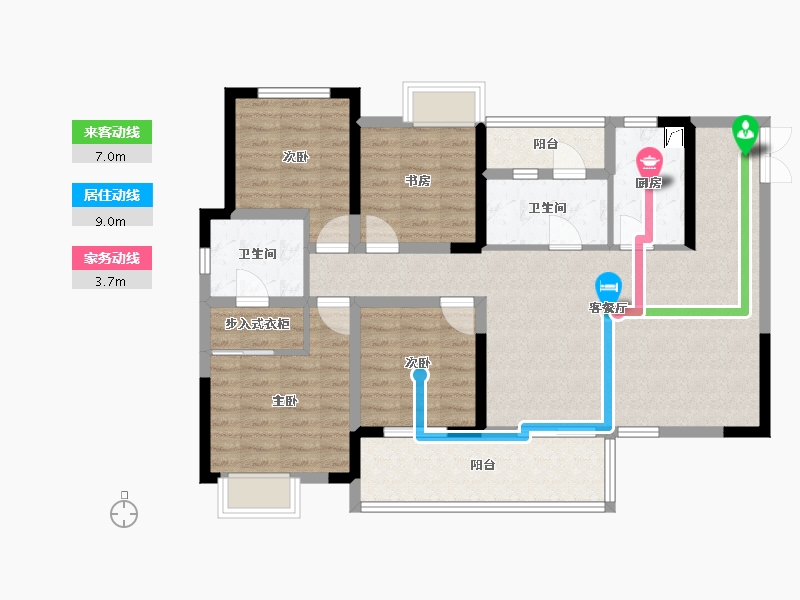 四川省-成都市-川发天府上城-107.77-户型库-动静线